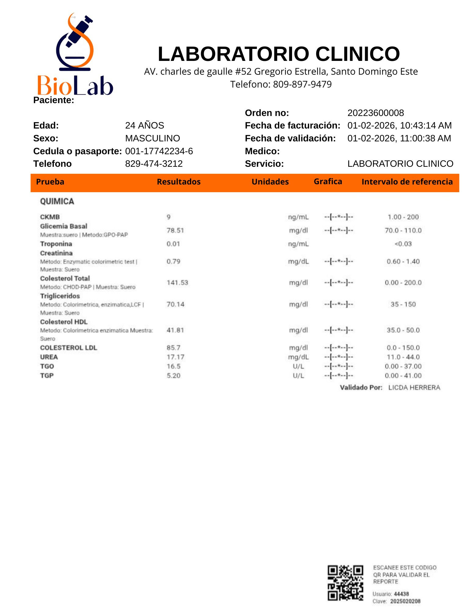 Reporte de química con formato personalizado para el laboratorio